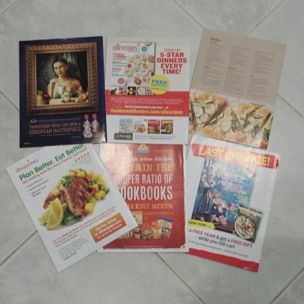6 Better Homes Recipe Magazines
